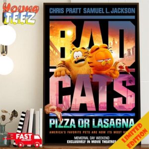 Bad Boys Themed Poster For The Garfield Movie Home Decor Poster Canvas