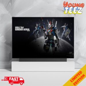 Call of Duty Modern Warfare 3 x Warzone x Gundam Bundles Tracer Pack Mobile Suit Gundam Aerial XVX-016 Poster Canvas