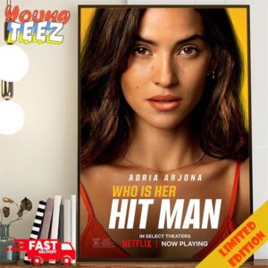 Character Posters For Hit Man Starring Adria Arjona Home Decor Poster Canvas