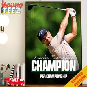 Congrats Xander Schauffele Champion PGA Championship Golf 2024 Home Decor Poster Canvas