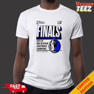 Dallas Mavericks NBA Finals 2024 Western Conference Champions Locker Room Congratulations Merchandise T Shirt