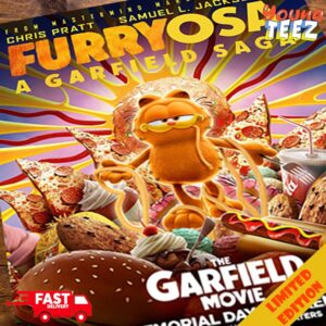 From Mastermind Mark Dindal Chris Pratt Samuel L Jackson Furryosa A Garfield Saga The Funny Poster For Garfield Movie Poster 2