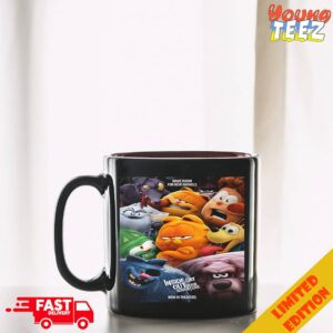 Funny Inside Out But Garfield Poster Inside Cat Outdoor Adventure By John Cohen Ceramic Mug