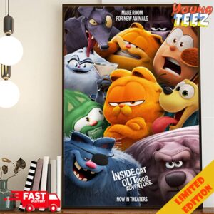 Funny Inside Out But Garfield Poster Inside Cat Outdoor Adventure By John Cohen Poster Canvas