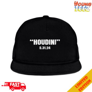 Houdini May 31 2024 New Eminem New Single Logo Classic Snapback Hat Cap