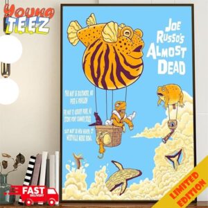Joe Russo’s Almost Dead Three Show Run May 16th Baltimore MD Pier Pavillion May 17th Asbury Park NK Stone Pony Summer Stage May 18th New Haven CT Westville Music Bowl Poster Canvas