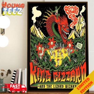 King Gizzard And The Lizard Wizard May 22 2024 Stadtpark Open Air Hamburg Germany Poster Canvas
