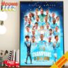 Manchester City Is Premier League Champions 2023-24 Poster Canvas