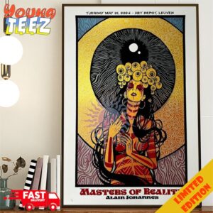 Masters Of Reality Alain Johannes Live Tuesday May 21 2024 Het Depot Leuven Limited-Edition Home Decor Poster Canvas