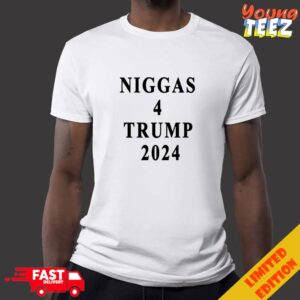 Niggas 4 Trump 2024 T Shirt Merchandise T Shirt
