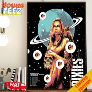 Pixies Bossanova Trompe Le Monde Tour 2024 Schedule Lists Design By Luke Preece Home Decorations Poster Canvas