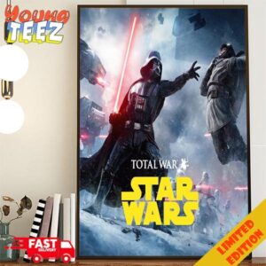Poster Total War Star Wars Game Developing In 2024 Darth Vader Home Decor Poster Canvas