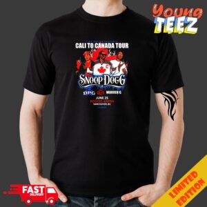 Snoop Dogg And Tha Dogg Live Nation Presents California To Canada Tour 2024 On June 25 At Rogers Arena Vancouver BC T-Shirt