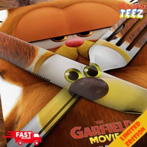 The Garfield Movie But Deadpool And Wolverine Movie Poster Style Poster Canvas