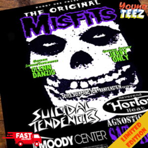 The Original Misfits Show 2024 At Moody Center Austin TX On August 10 With Suicidal Tendencies Bobby Dee Presents Poster 2