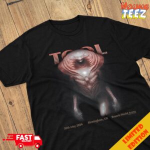 Tool effing Tool 30th May 2024 Birmingham UK Resorts World Arena Limited Merch Poster With Artwork From Ben Conallin Shirt 2