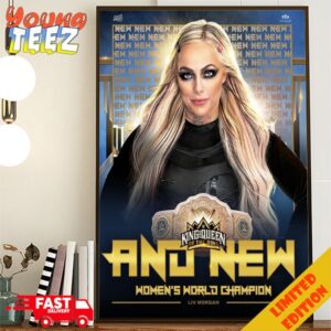 WWE King And Queen Of The Ring And New Women’s World Champion Liv Morgan Poster Canvas