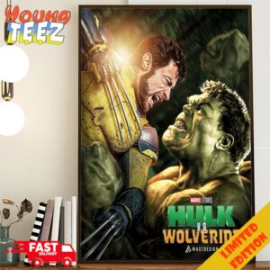 What If Deadpool And Wolverine Poster But Is Hulk vs Wolverine Home Decor Poster Canvas