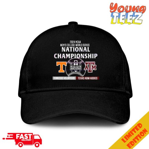 2024 NCAA Men’s College World Series National Championship Tennessee Volunteers x Texas AM Aggies Classic Hat-Cap Snapback