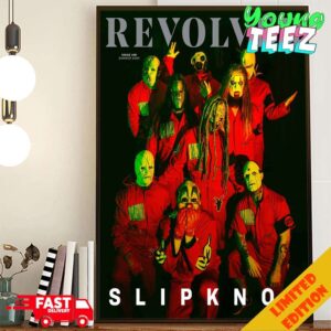 Anniversary 25 Years Of Pain Band Members Slipknot x Revolver Magazine Issue 168 Summer 2024 Poster Canvas Home Decor