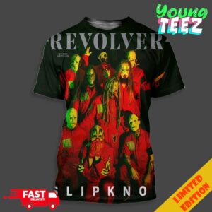 Anniversary 25 Years Of Pain Band Members Slipknot x Revolver Magazine Issue 168 Summer 2024 Unisex All Over Print T-Shirt