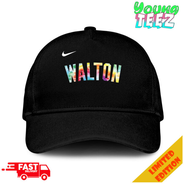 Bill Walton NBA Players Wear Honored Bill Walton Warm Up Shirt To Tribute Legend x Nike Logo Classic Hat-Cap Snapback