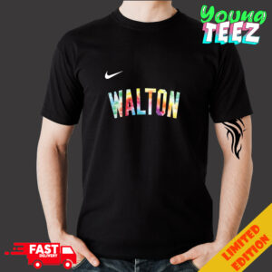 Bill Walton NBA Players Wear Honored Bill Walton Warm Up Shirt To Tribute Legend x Nike Logo Merchandise T-Shirt