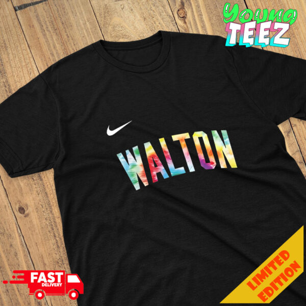 Bill Walton NBA Players Wear Honored Bill Walton Warm Up Shirt To Tribute Legend x Nike Logo Merchandise T-Shirt