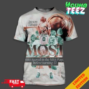 Boston Celtics Champion NBA Finals 2024 More History For Jayson Tatum Unisex All Over Print T-Shirt