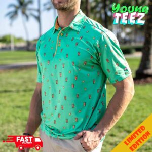 Breakfast Balls Palms Away Summer Polo Shirt For Golf Tennis RSVLTS Collections