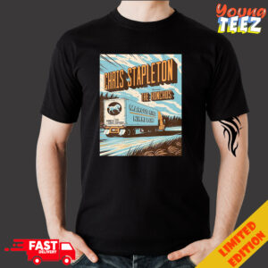 Camden Poster For Chris Stapleton Inspired By His Song Crosswind On June 6 2024 At Freedom Mortage Pavilion Camden New Jersey Merchandise T-Shirt