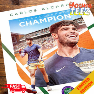 Congrats Carlos Alcaraz Champion Roland Garros 2024 The Championships Wimbledon Poster 2 rWWRu cgqd4k.jpg