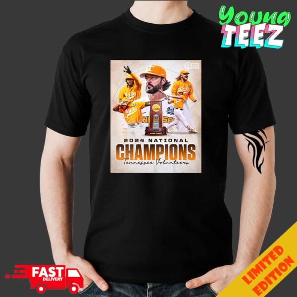 Congrats Tennessee Volunteers Champions NCAA Baseball 2024 The National Champions MCWS Merchandise T-Shirt