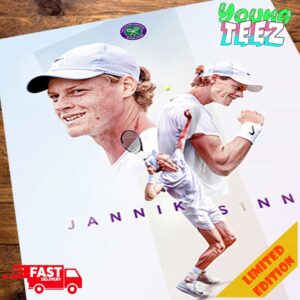 Congratulations Jannik Sinner Becoming The First Italian Man To Reach World No 1 Wimbledon 2024 Poster Canvas