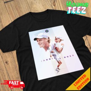 Congratulations Jannik Sinner Becoming The First Italian Man To Reach World No 1 Wimbledon 2024 Merchandise T-Shirt