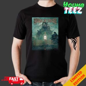 Cradle Of Filth Tour 2024 Necromantic Fantasies Schedule List Date Essentials Unisex T-Shirt
