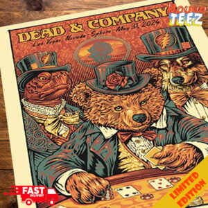 Dead And Company Las Vegas Nevada Sphere May 31 2024 Dead Forever Experience At Venetian Vegas Poster Canvas