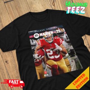 EA Sports Madden NFL 2024 Christian McCaffrey Is The Cover Star Of Madden NFL 25 Limited Deluxe Edition T-Shirt