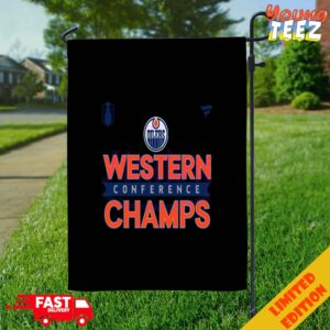 Edmonton Oilers 2024 Western Conference Champions NHL Stanley Cup Final Garden House Flag w6jkf mhpdrm.jpg
