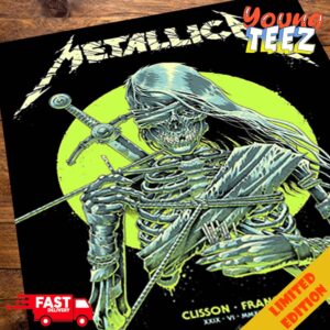 Exclusive Poster For Metallica M72 Hellfest Open Air Festival At Clisson France 29 June 2024 Killer World Tour No Repeat Weekend Poster Canvas