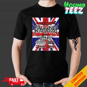 Falling In Reverse UK Tour 2024 The Popular Mons Tour II World Domination Schedule List Date Merchandise T-Shirt