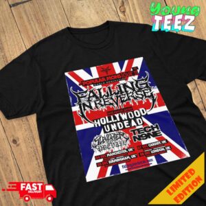 Falling In Reverse UK Tour 2024 The Popular Mons Tour II World Domination Schedule List Date Merchandise T-Shirt