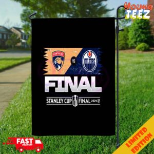 Florida Panthers vs Edmonton Oilers NHL Stanley Cup Final 2024 Garden House Flag QQz12 wgnnzl.jpg