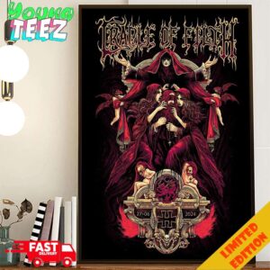 Hellfest 2024 Open Air Festival With Cradle Of Filth June 27 2024 Super Stoked To Pay Tribute To Necromantic Overlords Poster Canvas Home Decor