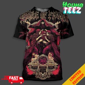 Hellfest 2024 Open Air Festival With Cradle Of Filth June 27 2024 Super Stoked To Pay Tribute To Necromantic Overlords Unisex All Over Print T-Shirt