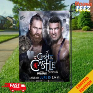 It’s Going Down Sami Zayn Will Defend His IC Title Against Chad Gable At WWE Clash At The Castle Scotland Garden House Flag Home Decor