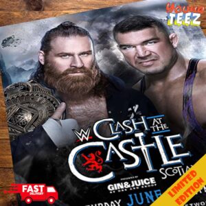 It’s Going Down Sami Zayn Will Defend His IC Title Against Chad Gable At WWE Clash At The Castle Scotland Poster Canvas
