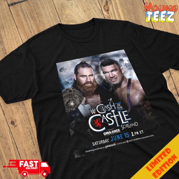 It’s Going Down Sami Zayn Will Defend His IC Title Against Chad Gable At WWE Clash At The Castle Scotland Merchandise T-Shirt