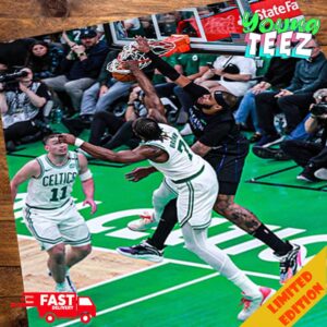 Jaylen Brown Eastern MVP Poster Dunk On Daniel Gafford Celtics Win Mavericks In Game 1 NBA Finals 2024 Short Moment Poster 2