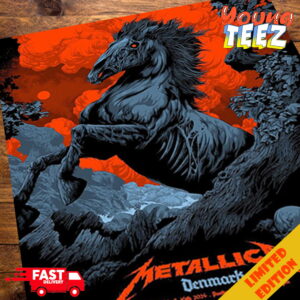 Ken Taylor Art Available Exclusively In Denmark Pop-Up Store Metallica M72 Copenhagen World Tour Killer Poster June 14th 16th 2024 Parken Stadium Poster Canvas